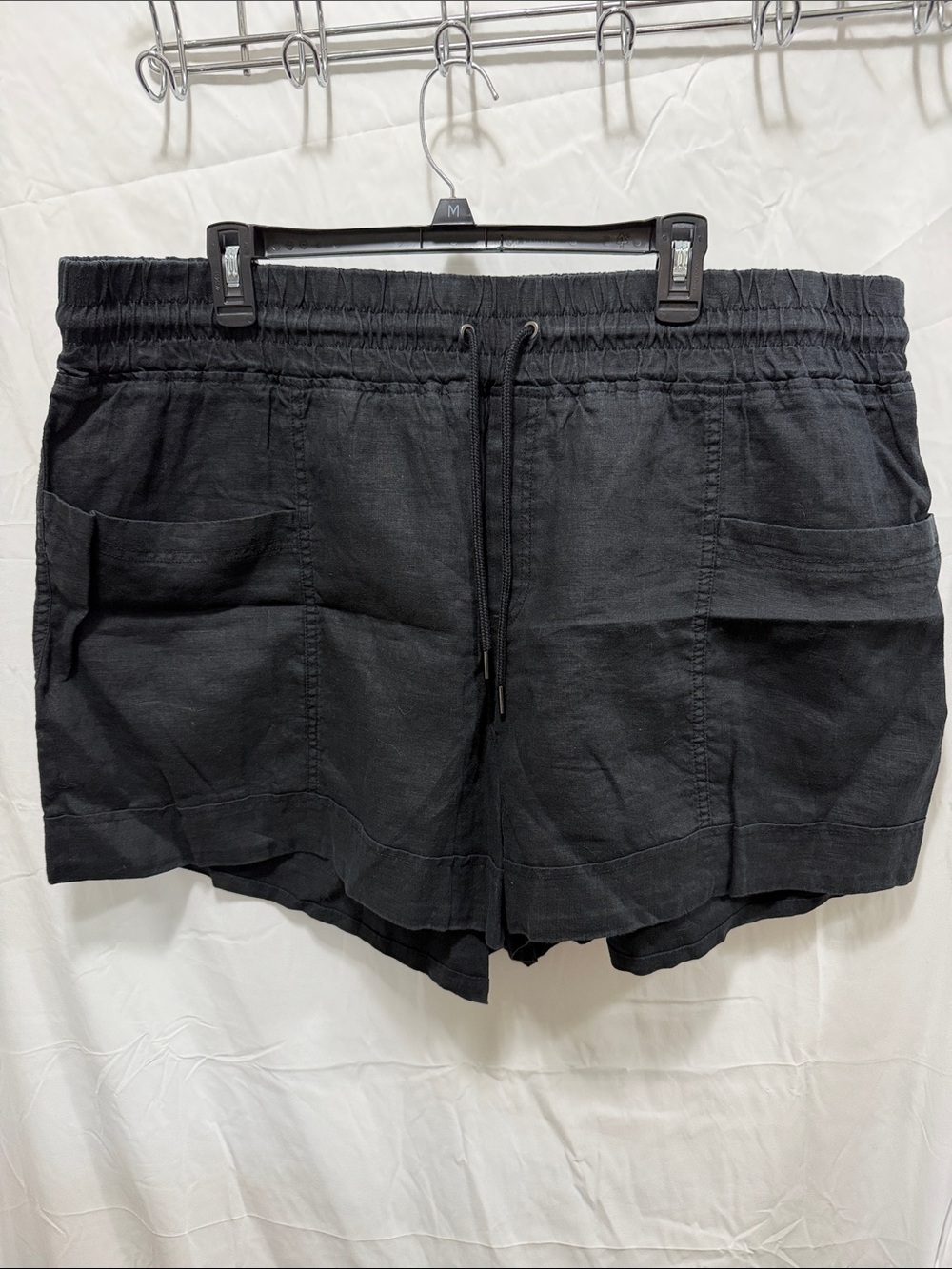 Athleta Black Women's Drawstring Hybrid Shorts